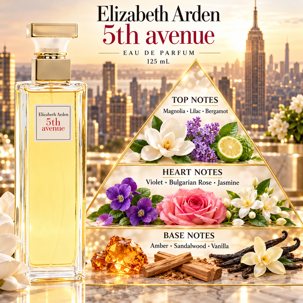 Elizabeth Arden 5th Avenue tester fragrance notes