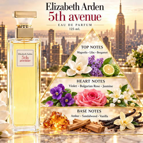 Elizabeth Arden 5th Avenue tester fragrance notes