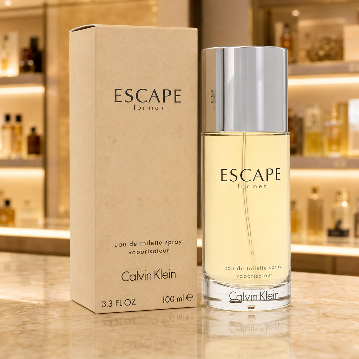 Calvin Klein Escape Eau de Toilette 3.4 oz / 100 mL for Men