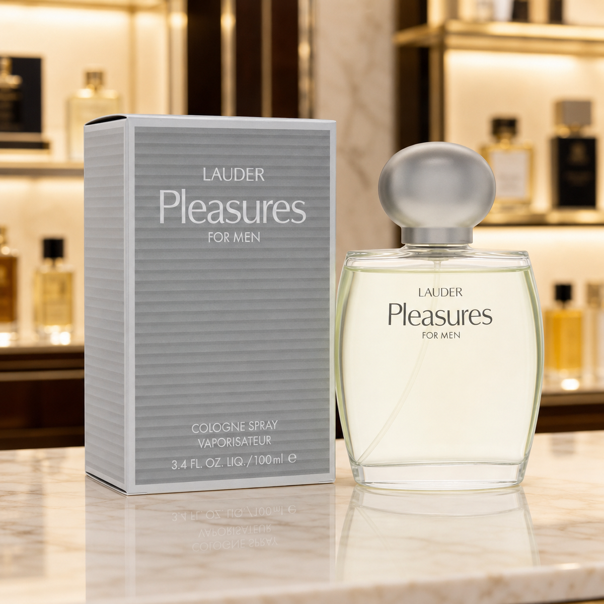 Pleasures for Men by Estée Lauder Eau de Cologne 3.4 oz / 100 mL for Men