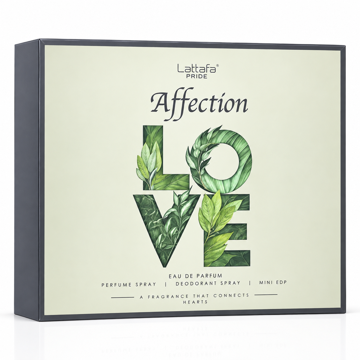 Lattafa Pride Affection 3-Piece Gift Set 100 mL EDP + 20 mL EDP + 200 mL Deodorant Body Spray Unisex