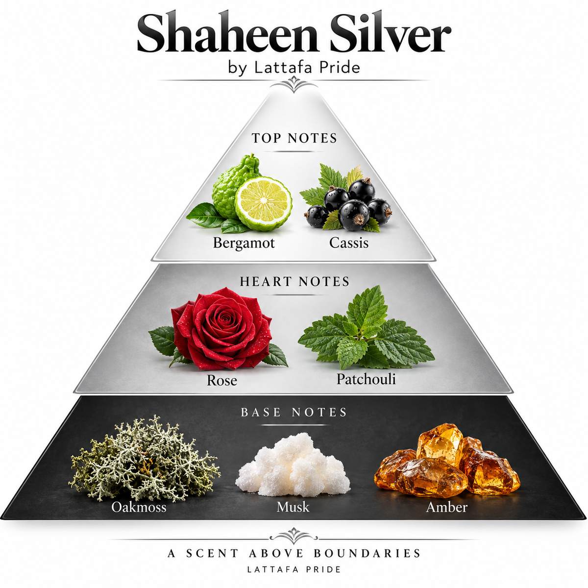 Shaheen Silver by Lattafa Pride Eau de Parfum 3.4 oz / 100 mL Unisex