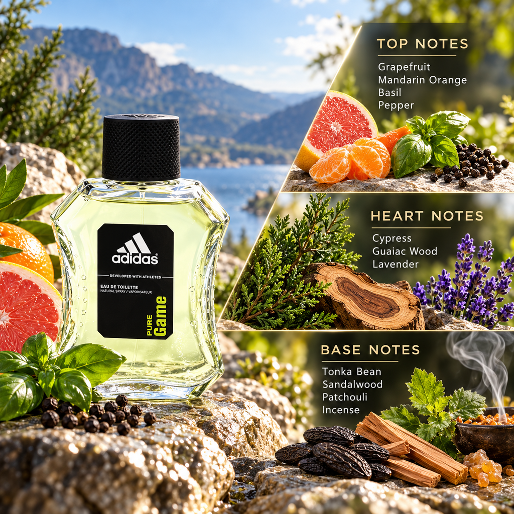 Adidas Pure Game fragrance notes