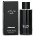 Armani Code by Giorgio Armani Eau de Toilette Refillable 4.2 oz bottle and box