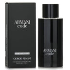 Armani Code by Giorgio Armani Eau de Toilette Refillable 4.2 oz bottle and box