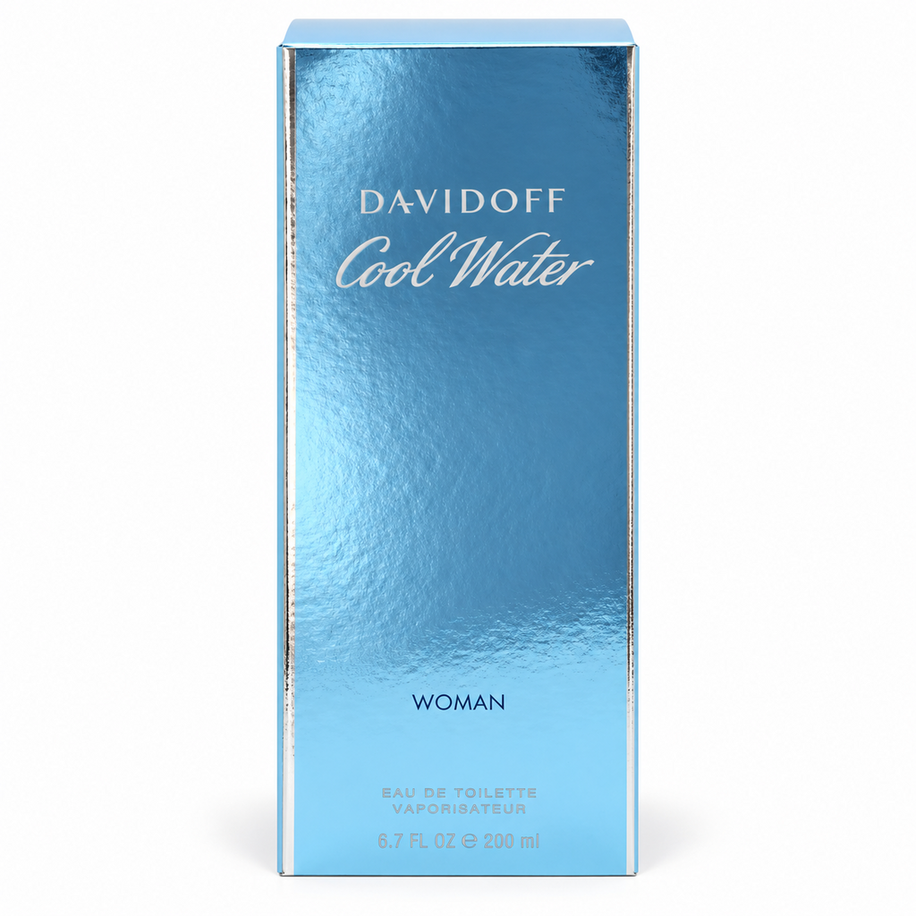 Davidoff Cool Water Woman Eau de Toilette 6.7 oz box