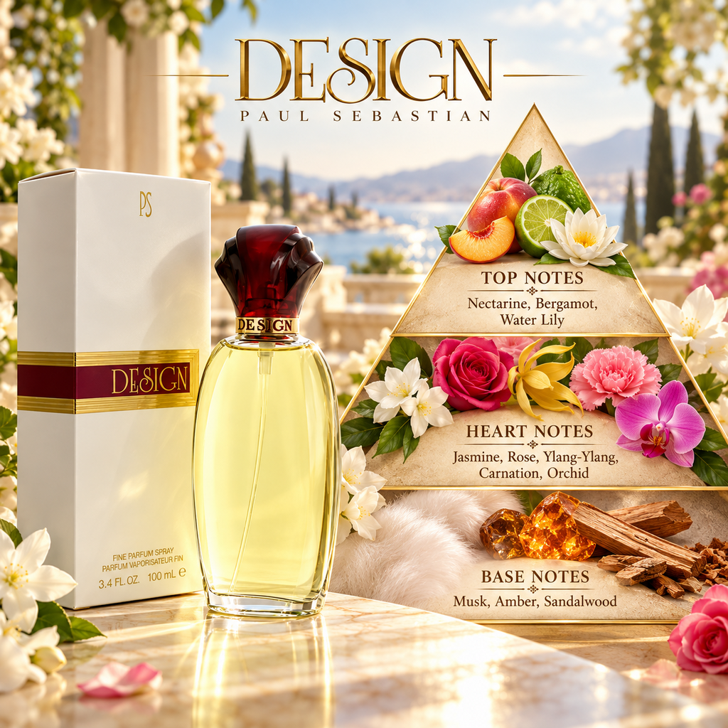 Design by Paul Sebastian fragrance notes