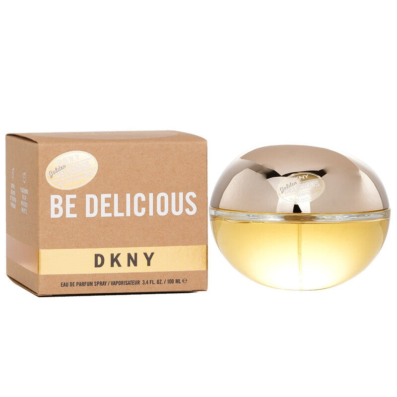 DKNY Golden Delicious Eau de Parfum 3.4 oz bottle and box