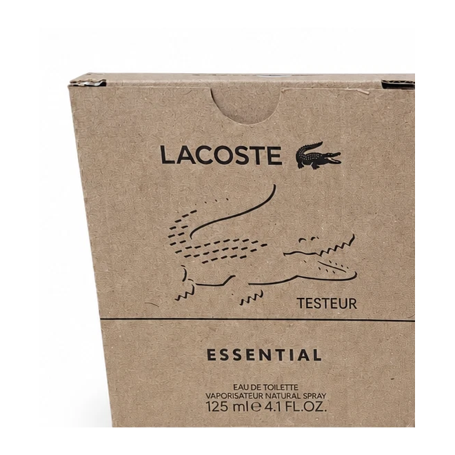 Lacoste Essential Eau de Toilette 4.2 oz / 125 mL for Men Tester with Box