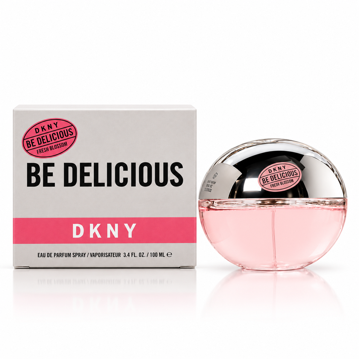 DKNY Be Delicious Fresh Blossom by Donna Karan Eau De Parfum Spray 3.4 oz / 100 mL for Women