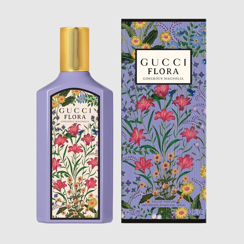 Gucci Flora Gorgeous Magnolia Eau de Parfum 3.3 oz bottle and box
