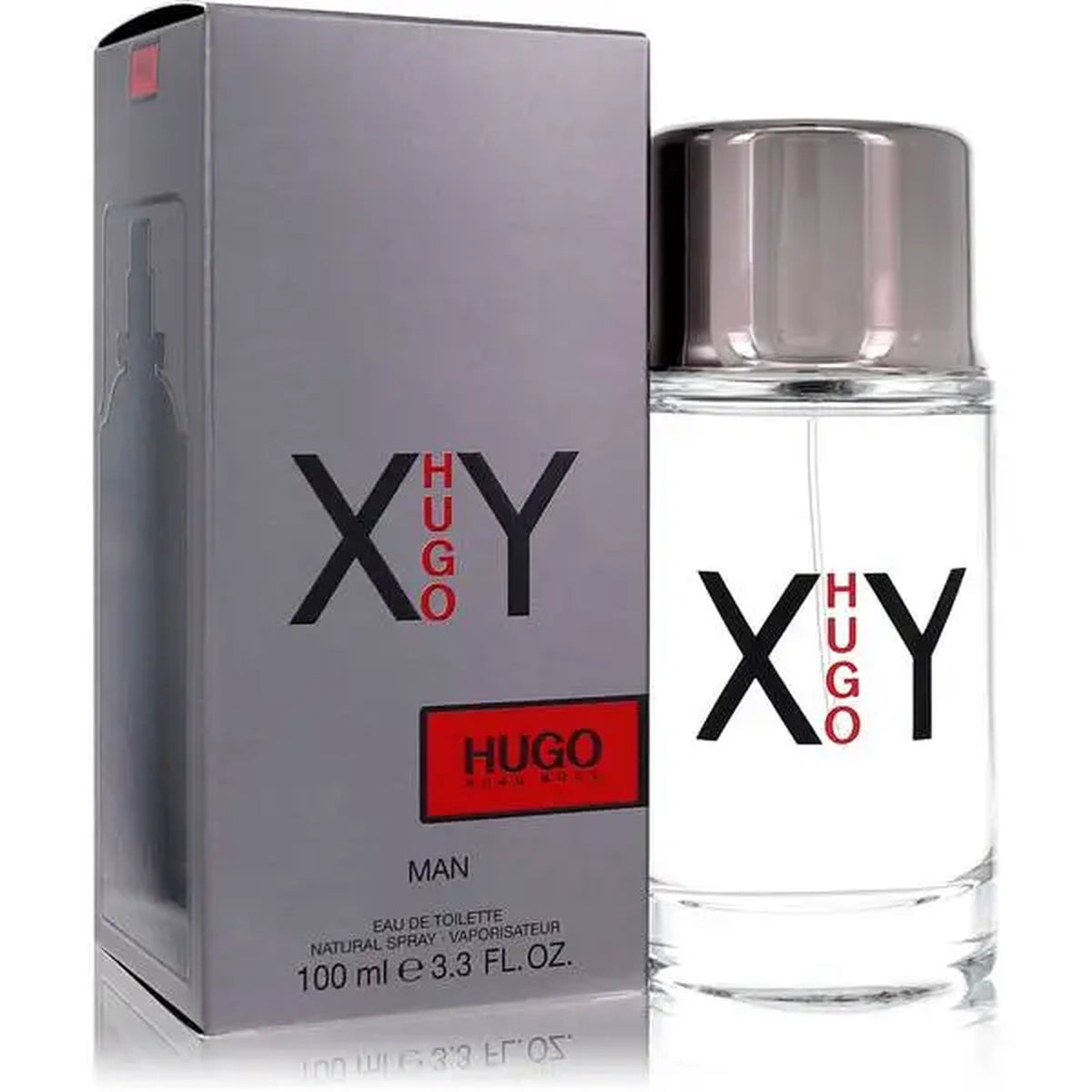 Hugo Boss HUGO XY Eau de Toilette 3.3 oz bottle and box