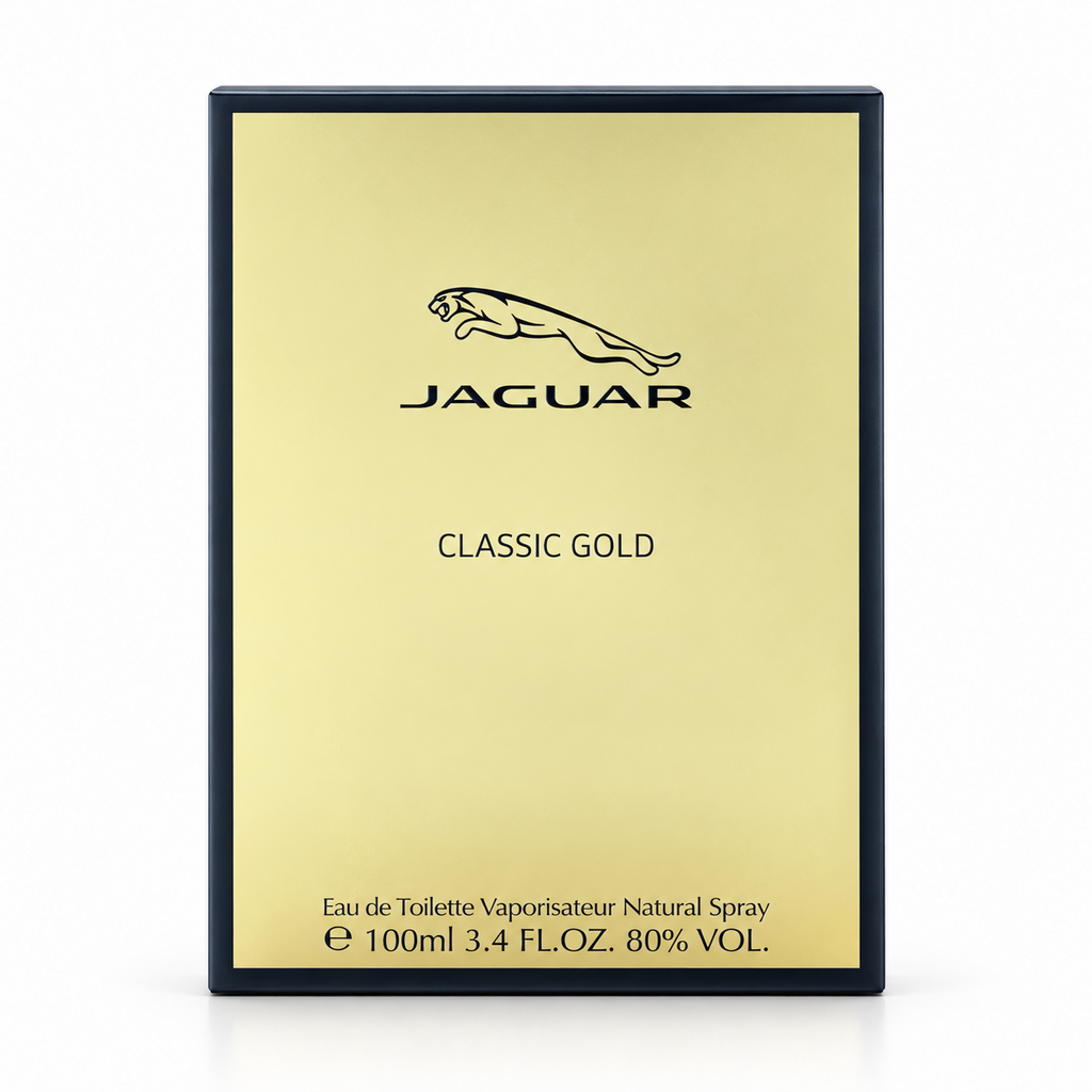 Jaguar Classic Gold Eau de Toilette 3.4 oz box