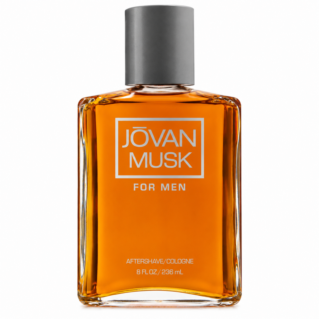 Jovan Musk After Shave Cologne bottle