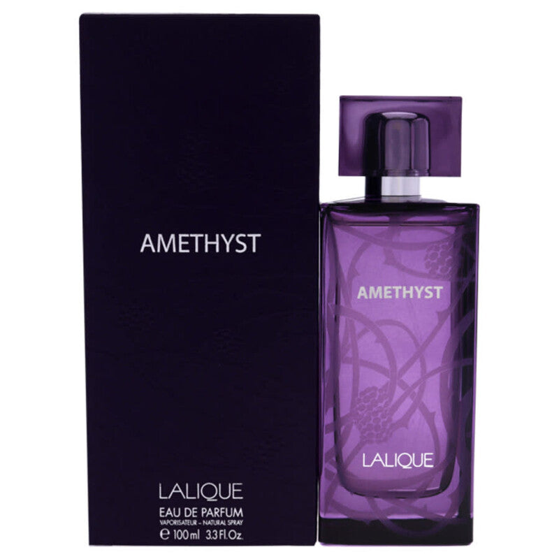 Lalique Amethyst Eau de Parfum 3.3 oz bottle and box