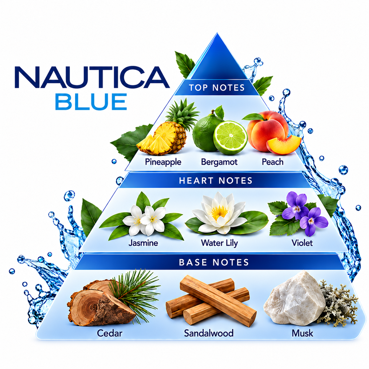 Nautica Blue Eau de Toilette 3.4 oz / 100 mL for Men