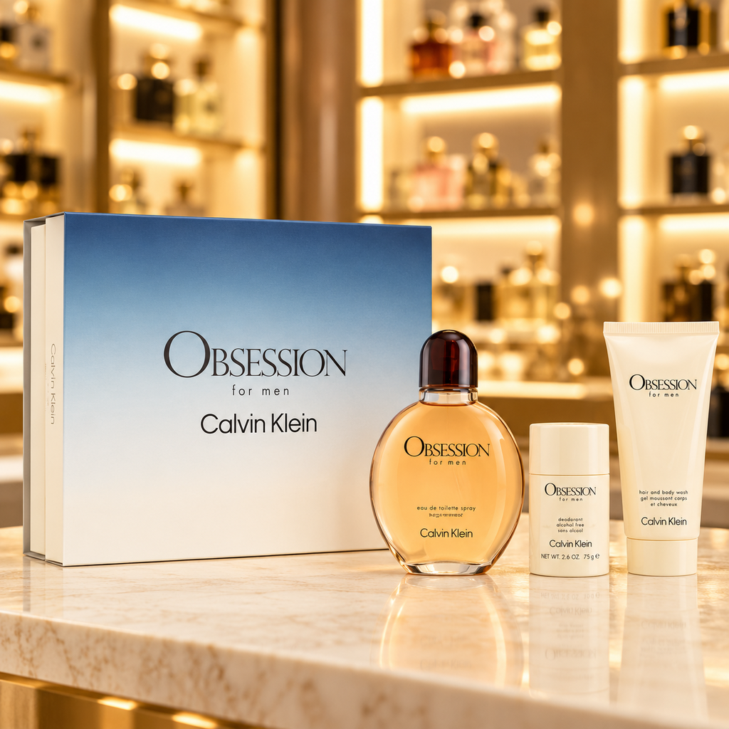 Obsession by Calvin Klein 3-piece gift set lifestyle image